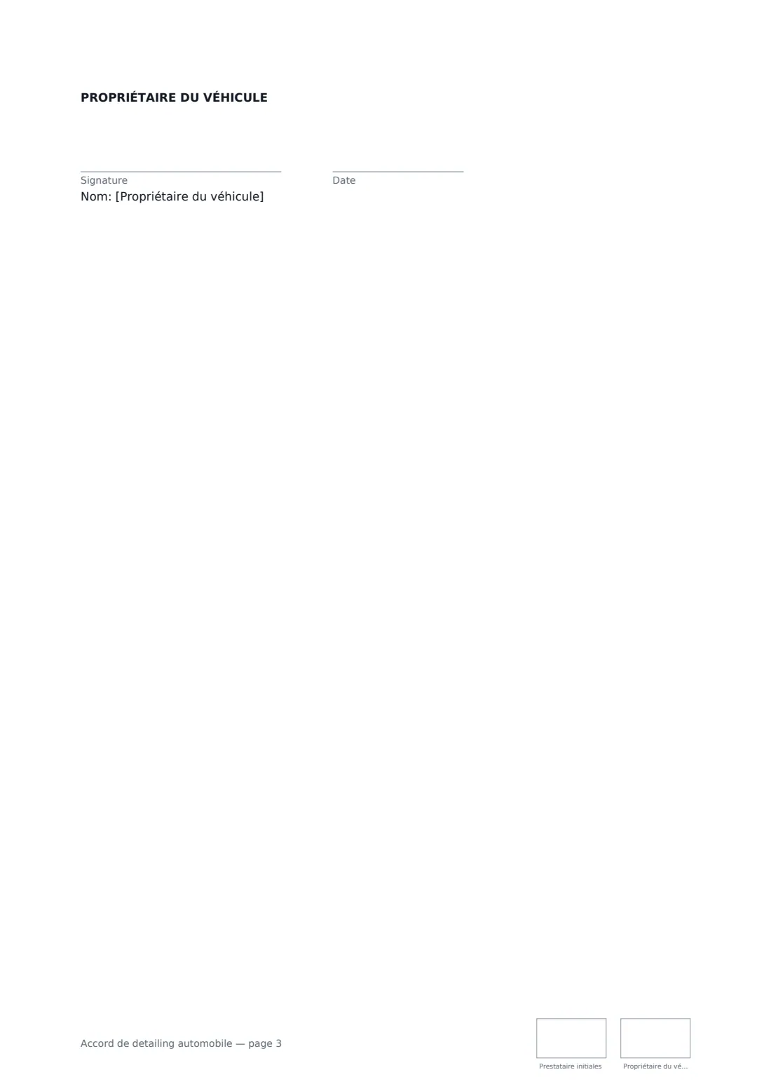 Accord de detailing automobile — page 3 sur 3
