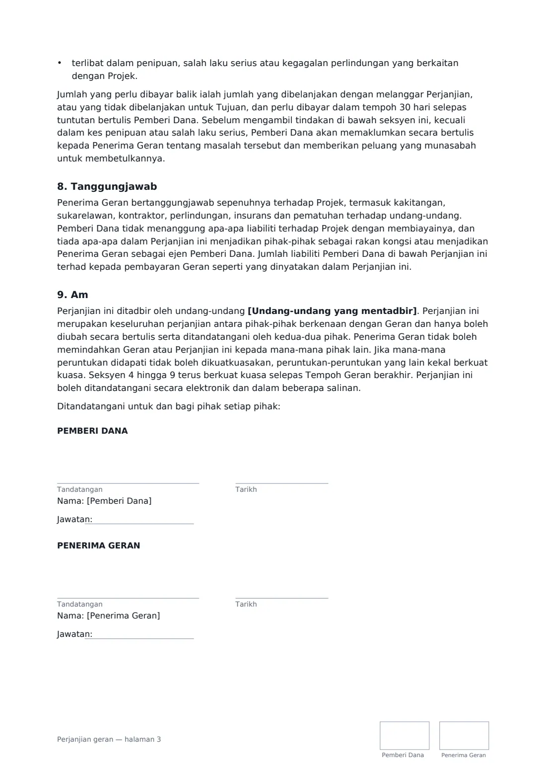 Perjanjian geran — halaman 3 daripada 3