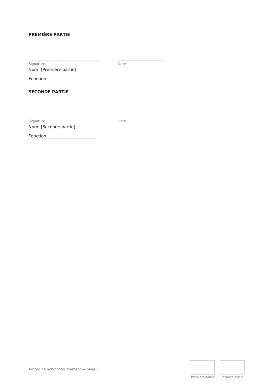 Accord de non-contournement — page 3 sur 3