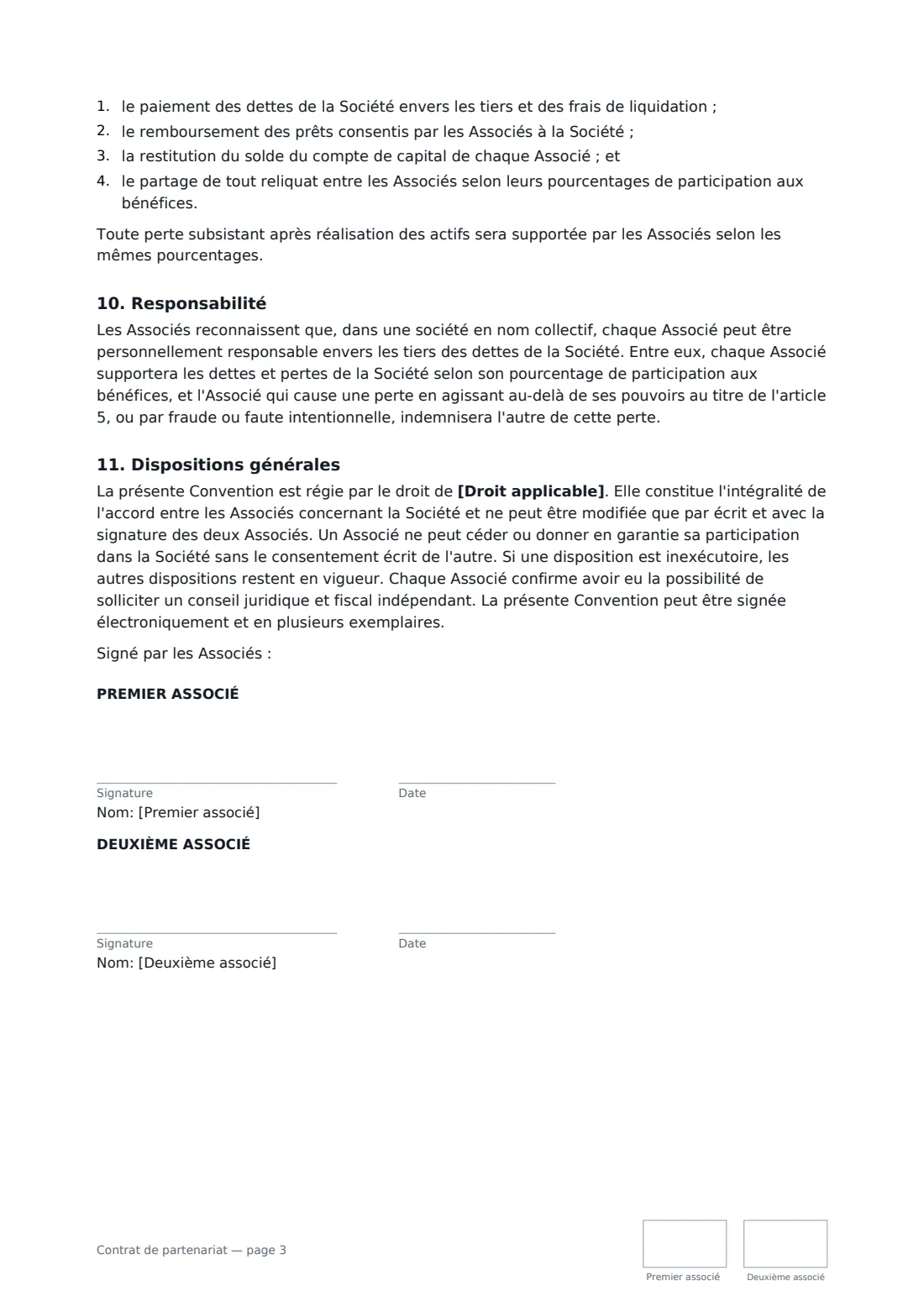 Contrat de partenariat — page 3 sur 3