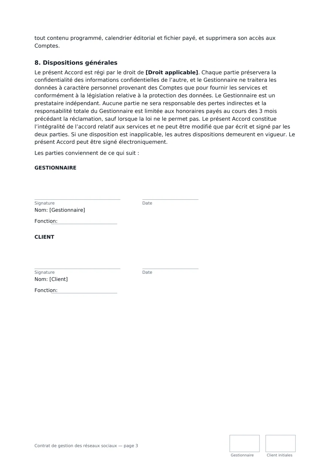 Contrat de gestion des réseaux sociaux — page 3 sur 3