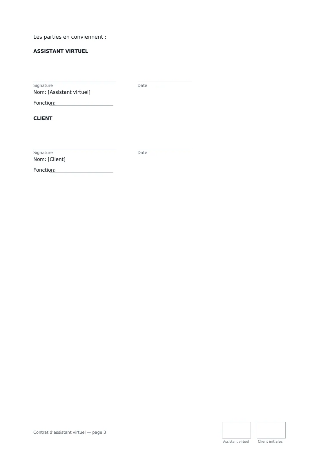 Contrat d’assistant virtuel — page 3 sur 3