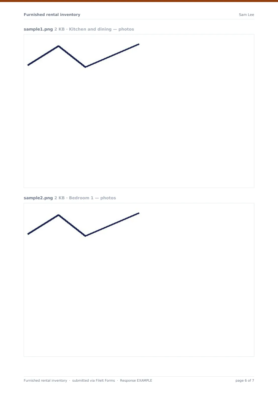Furnished rental inventory — example response PDF, page 6 of 7