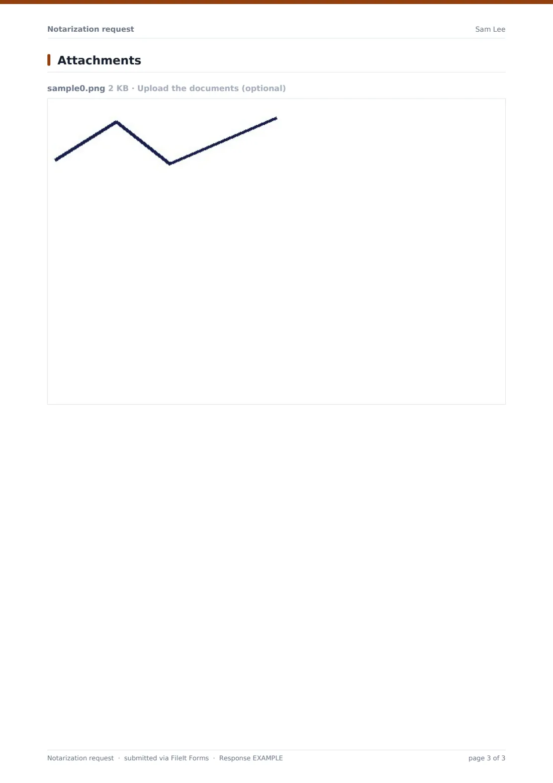 Notarization request — example response PDF, page 3 of 3
