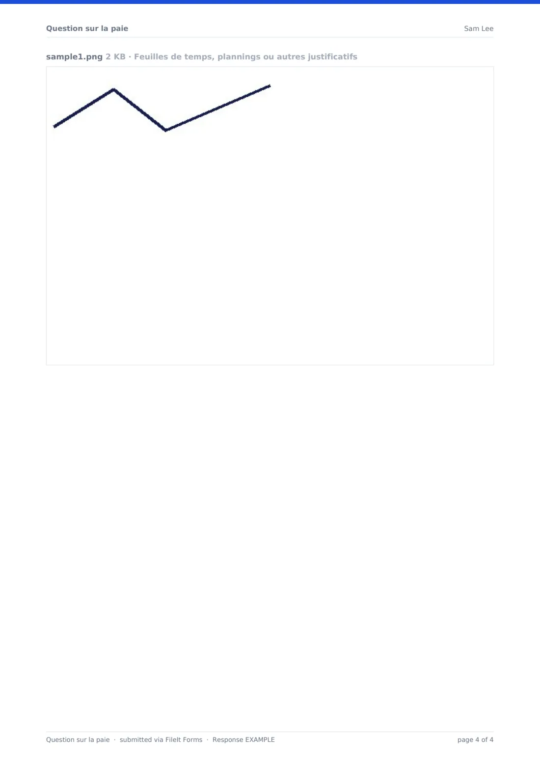 Question sur la paie — exemple de réponse au format PDF, page 4 sur 4