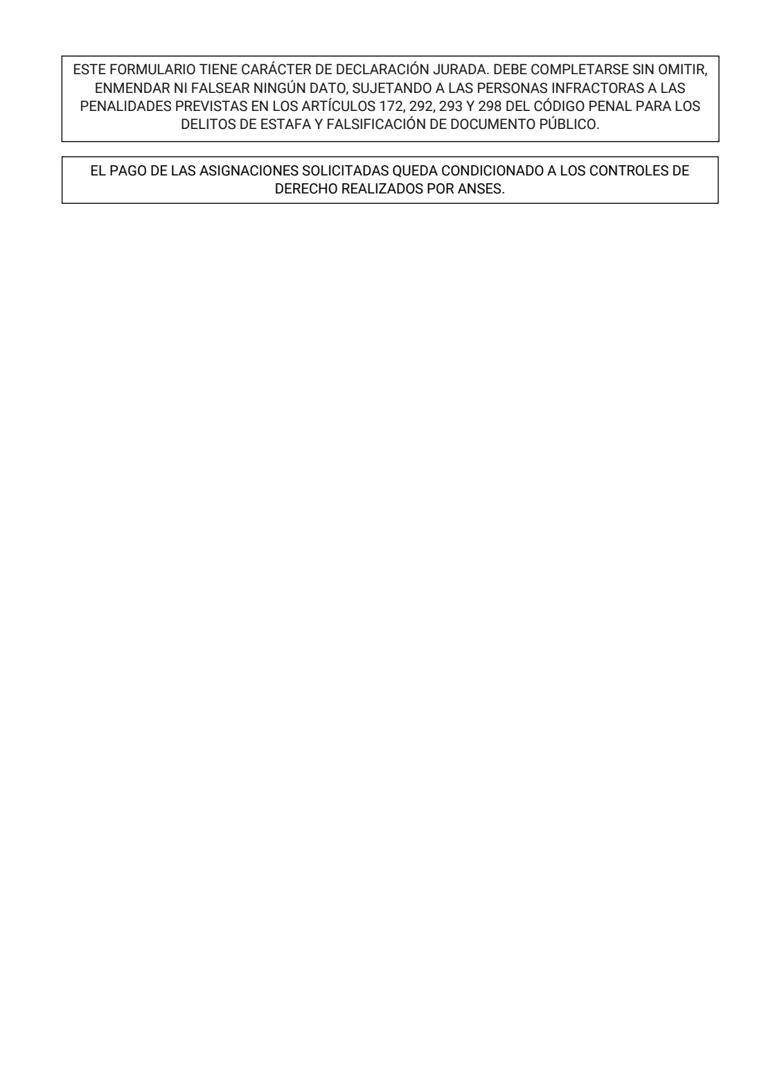 PS 2.73 family allowances (Decree 614/13) (2026) Solicitud de asignaciones por aplicación del Decreto 614/13 (Formulario PS. 2.73) — page 4 of 4