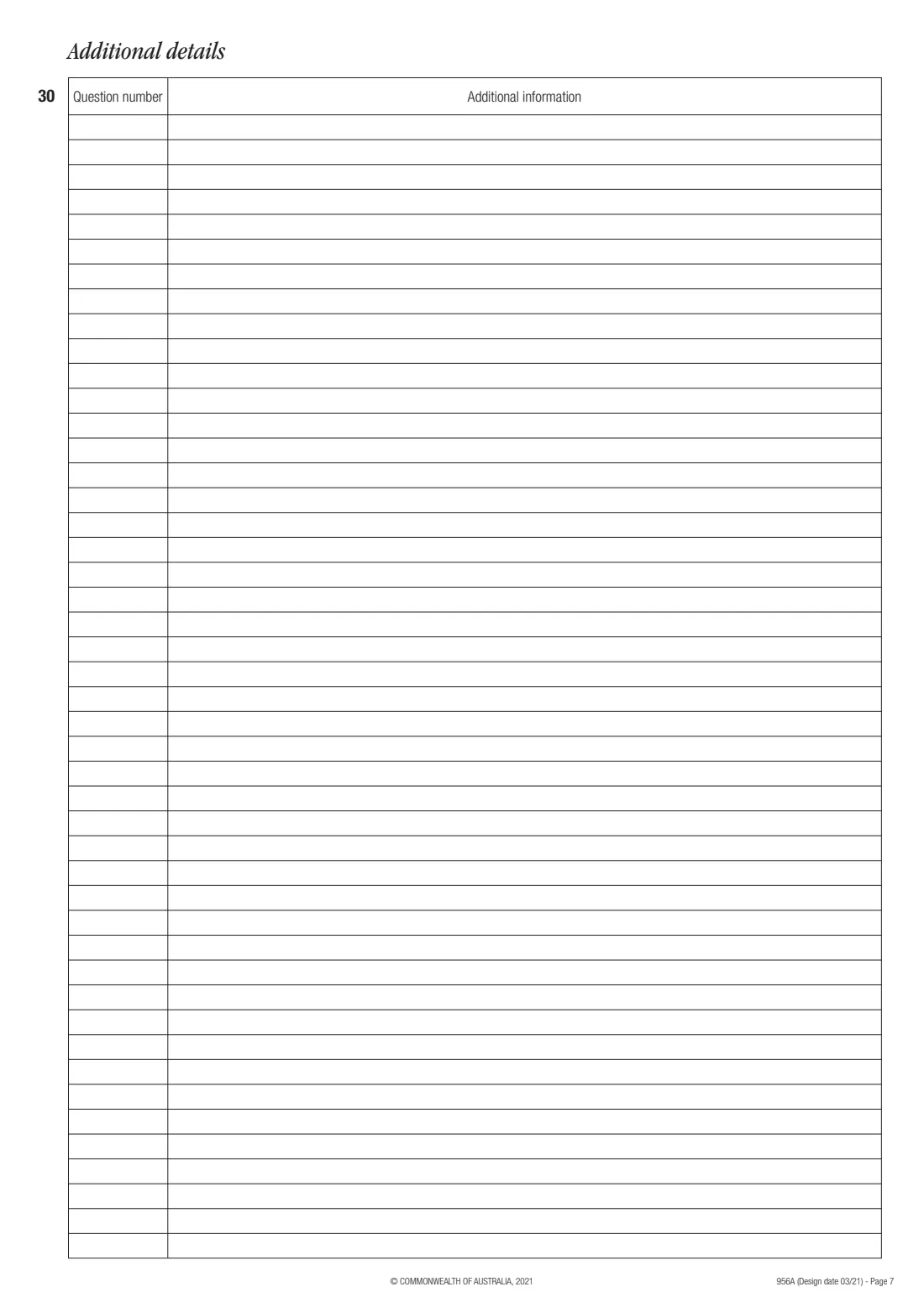 Appoint or withdraw an authorised recipient (Form 956A) (2021) Appointment or withdrawal of an authorised recipient — page 7 of 7