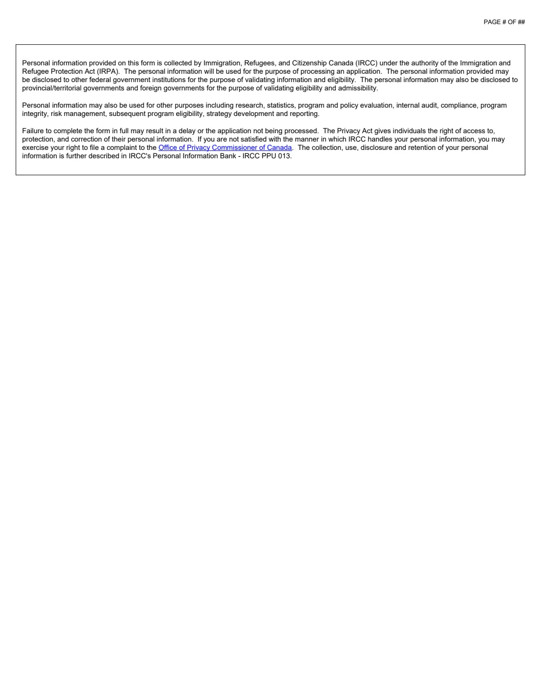 IMM 1283 Financial Evaluation (2020) Financial Evaluation (sponsorship of parents, grandparents and other relatives) — page 7 of 7
