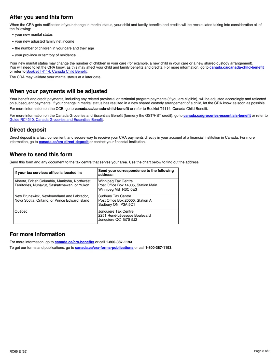 RC65 (2026) Marital Status Change — page 3 of 3