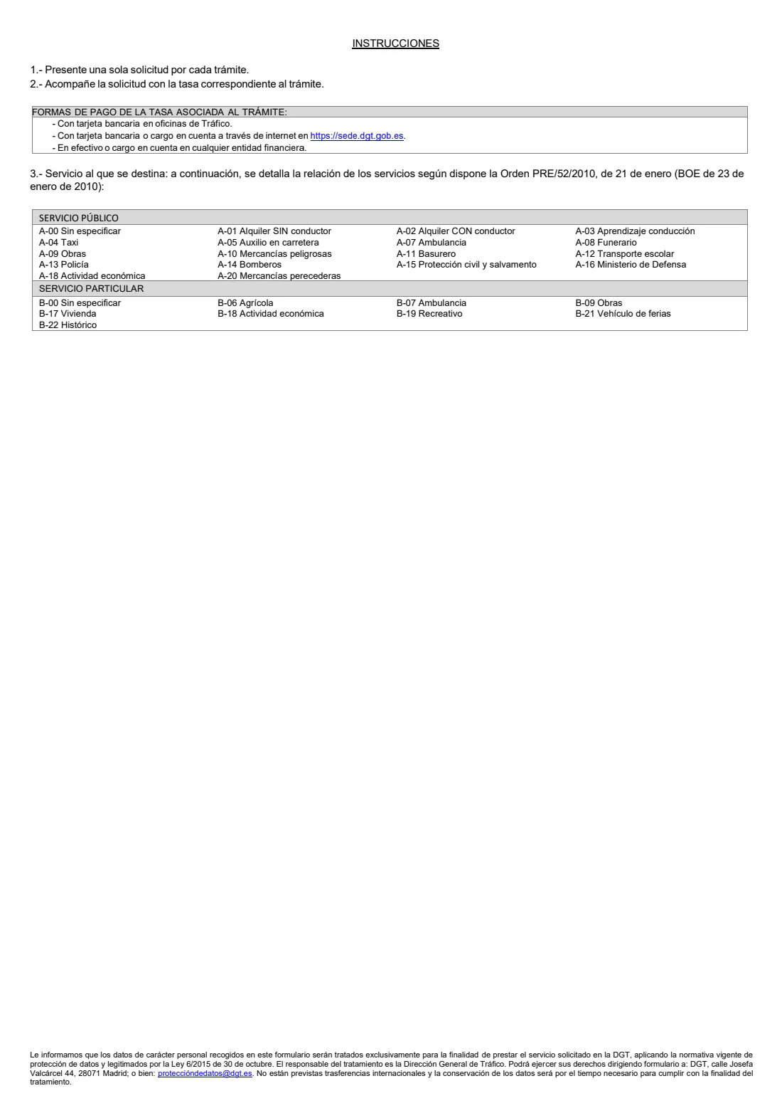 DGT Modelo 02 (2025) Solicitud de cambio de titularidad y notificación de venta de vehículos (Modelo 02) — page 2 of 2