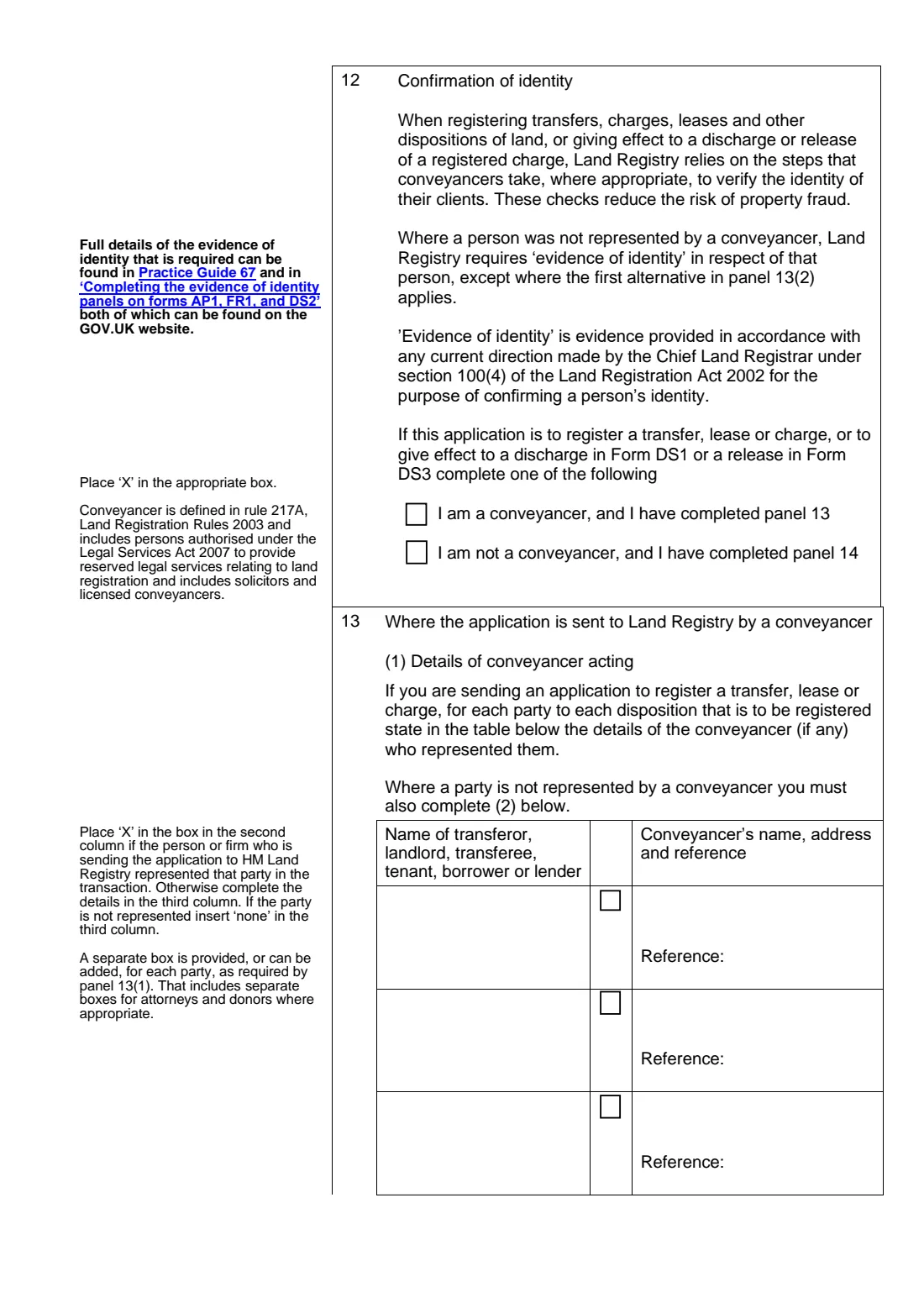 Form AP1 (2024) Application to change the register — page 4 of 7