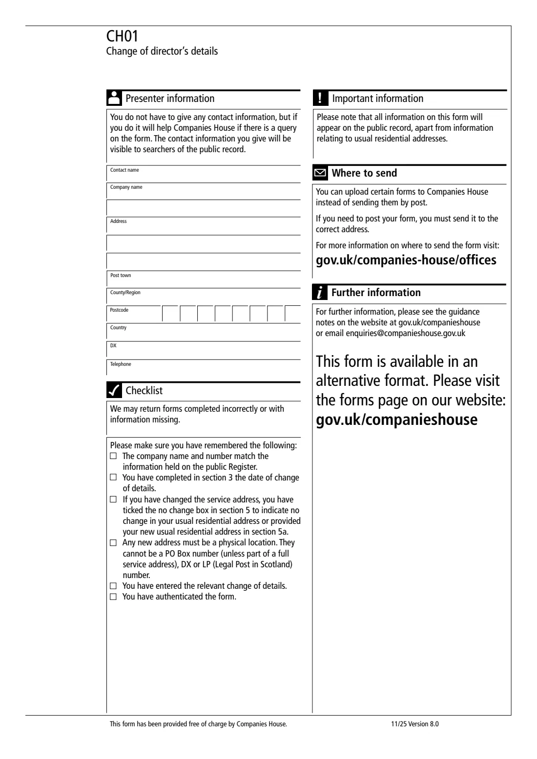 CH01 Change of director's details (2025) Change of director's details (CH01) — page 4 of 4