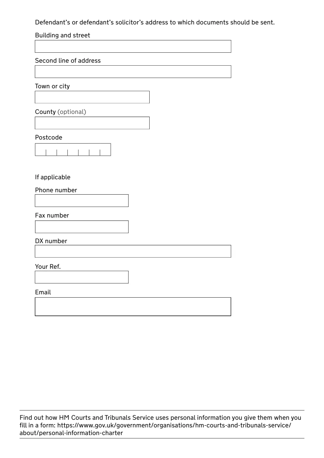 N11 Defence form (2021) Defence form (N11) — page 3 of 3