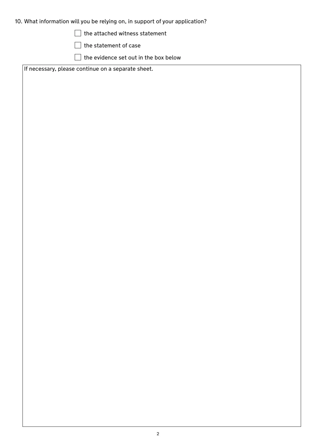 N244 Application notice (2022) Application notice (N244) — page 2 of 5