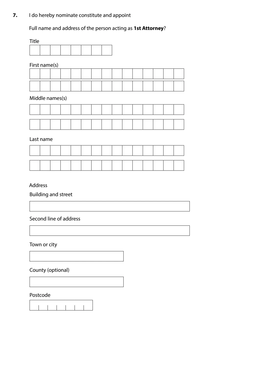 PA11 Power of attorney (will) (2022) Apply for power of attorney (will): Form PA11 — page 4 of 8