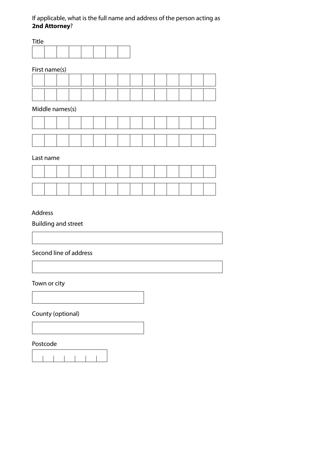 PA11 Power of attorney (will) (2022) Apply for power of attorney (will): Form PA11 — page 5 of 8