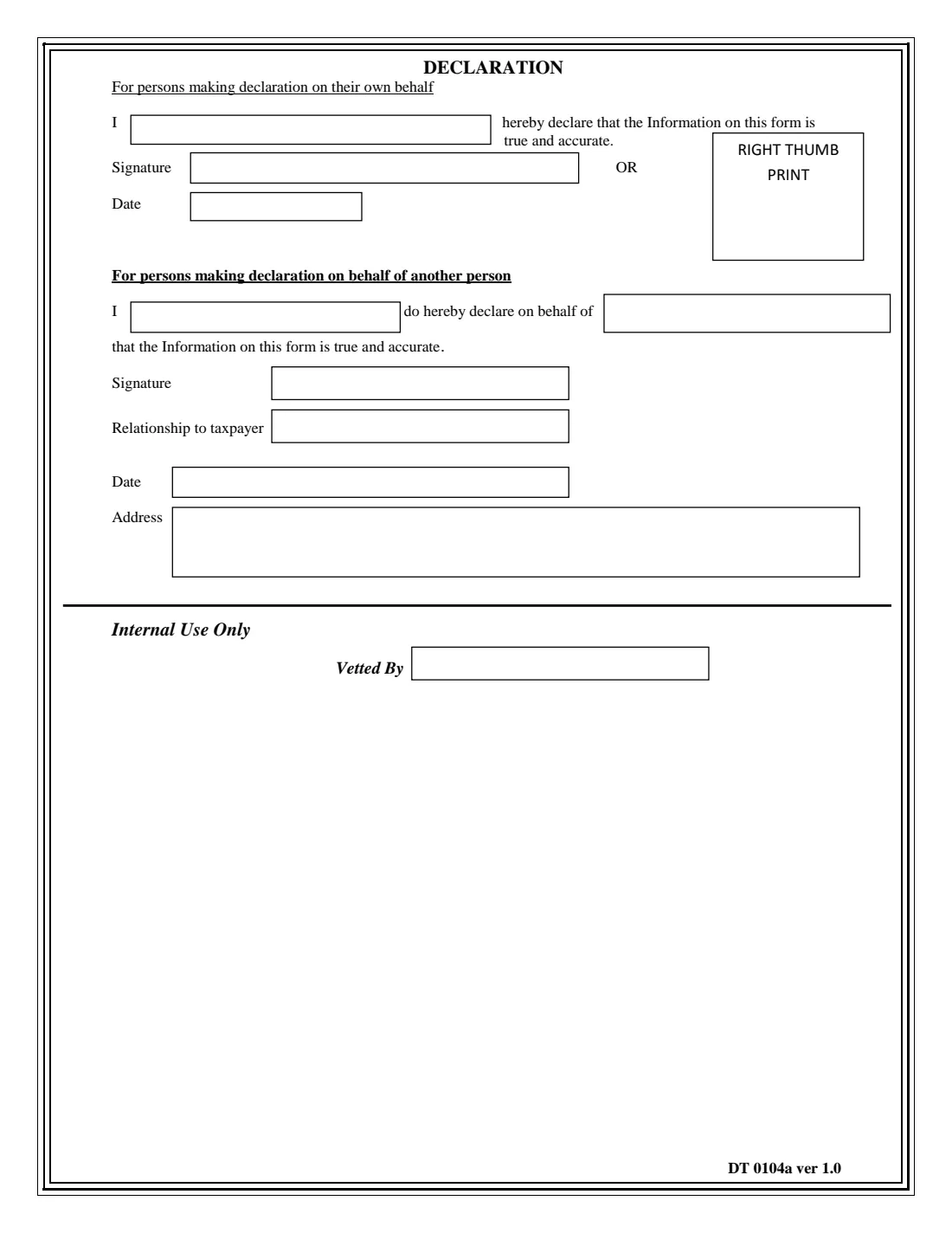 GRA DT 0104a revised estimate (2020) Personal Income Tax Form — Revised Annual Estimate — page 2 of 4