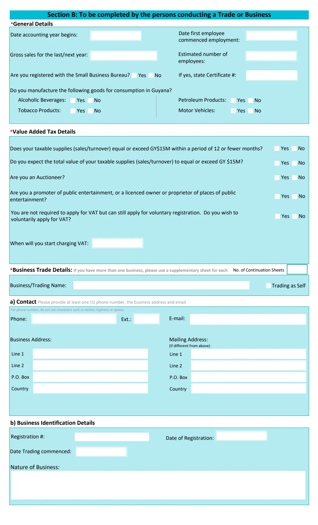 GRA G0015 TIN registration (individual) (2025) Taxpayer Registration Form - Individual — page 2 of 3