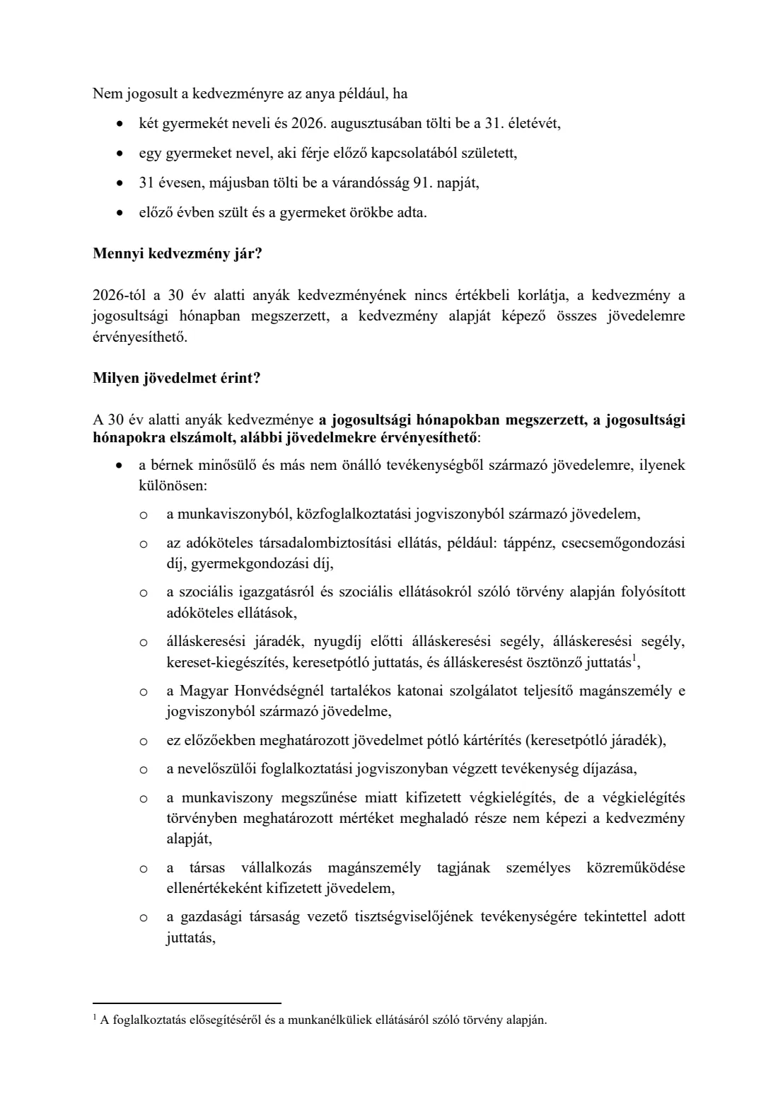 Mothers under 30 allowance declaration (2026) Tax-advance declaration for the allowance for mothers under 30 (Adóelőleg-nyilatkozat a 30 év alatti anyák kedvezményének érvényesítéséről) — page 3 of 7