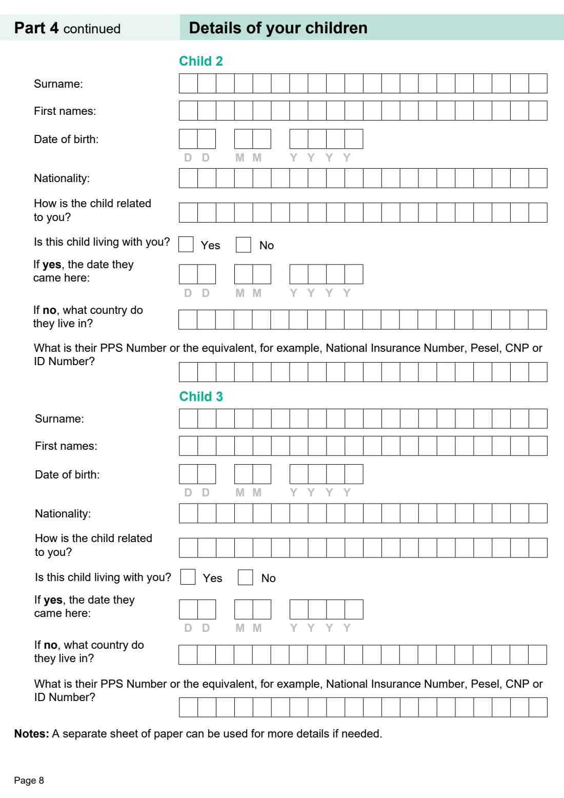 CB1 Child Benefit application (2024) Application form for Child Benefit — page 10 of 16