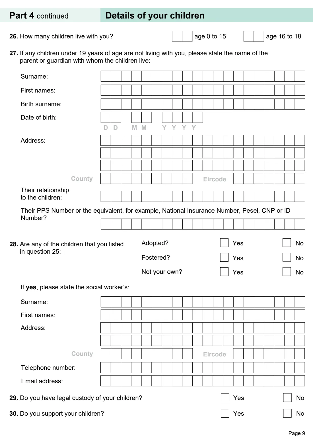 CB1 Child Benefit application (2024) Application form for Child Benefit — page 11 of 16