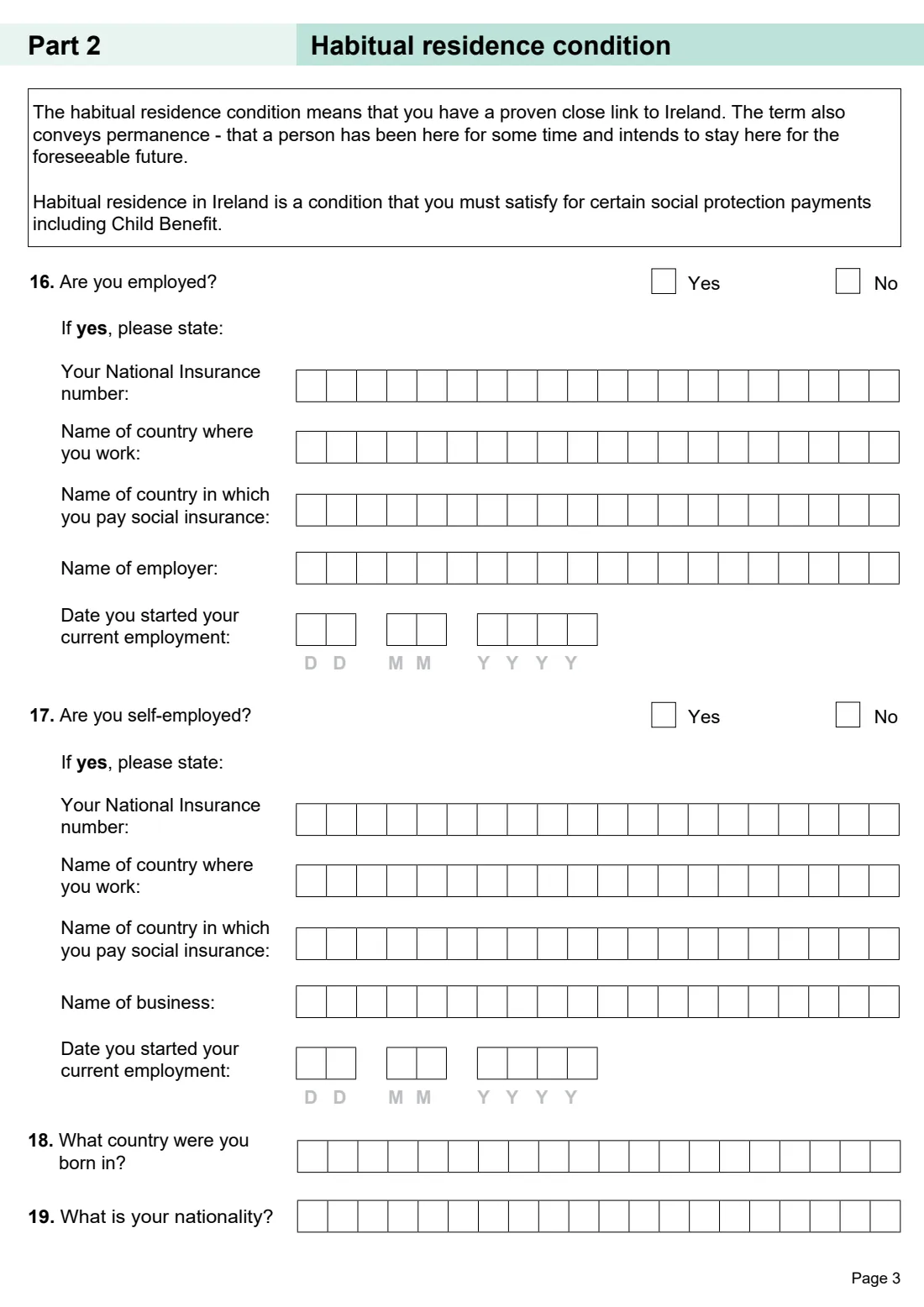 CB1 Child Benefit application (2024) Application form for Child Benefit — page 5 of 16