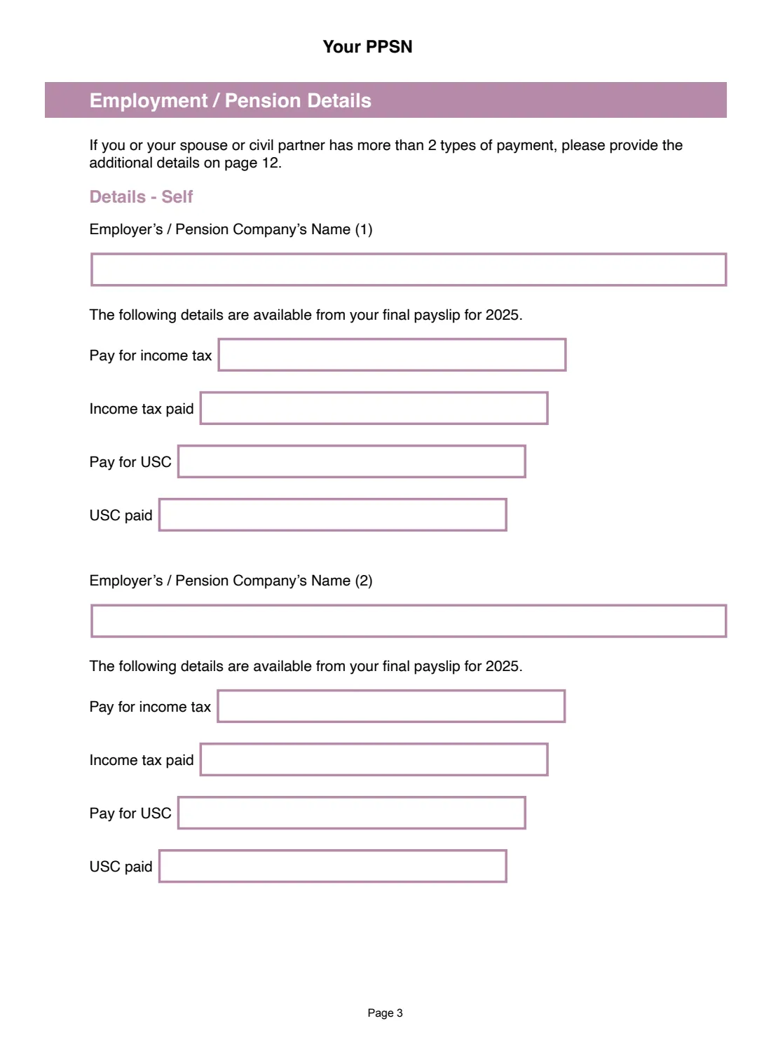 Form 12S (2025) (2025) Form 12S: Income Tax Return 2025 (incorporating Med 1) — page 3 of 16