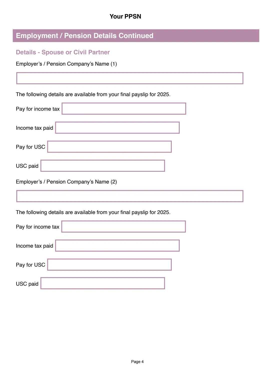 Form 12S (2025) (2025) Form 12S: Income Tax Return 2025 (incorporating Med 1) — page 4 of 16