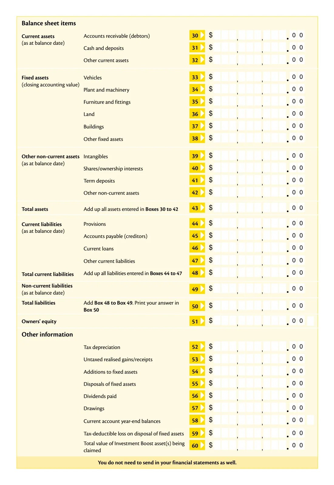 IR10 Financial statements summary (2026) Financial statements summary — page 2 of 2