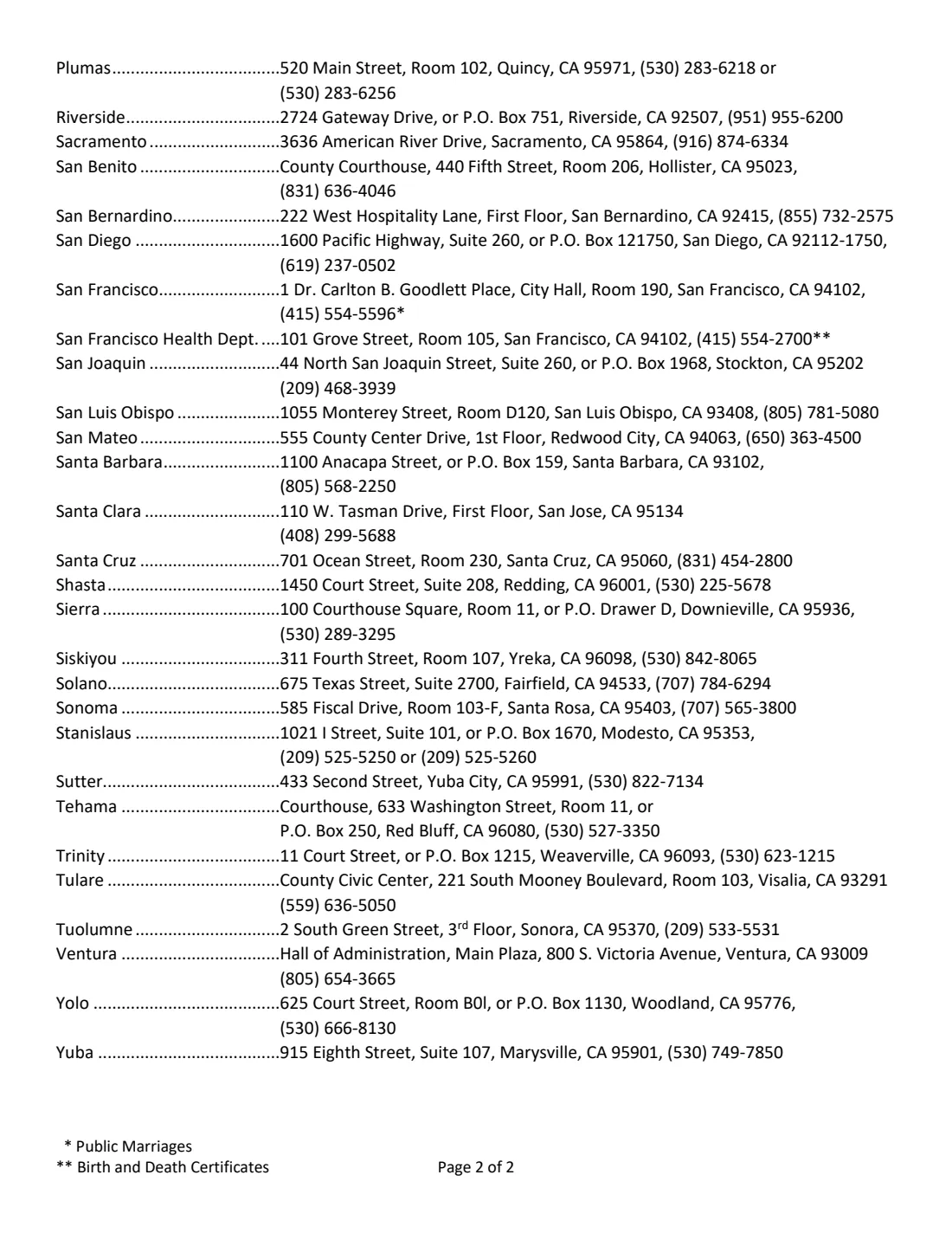VS 111 (2026) Application for Certified Copy of Birth Record (California) — page 8 of 8