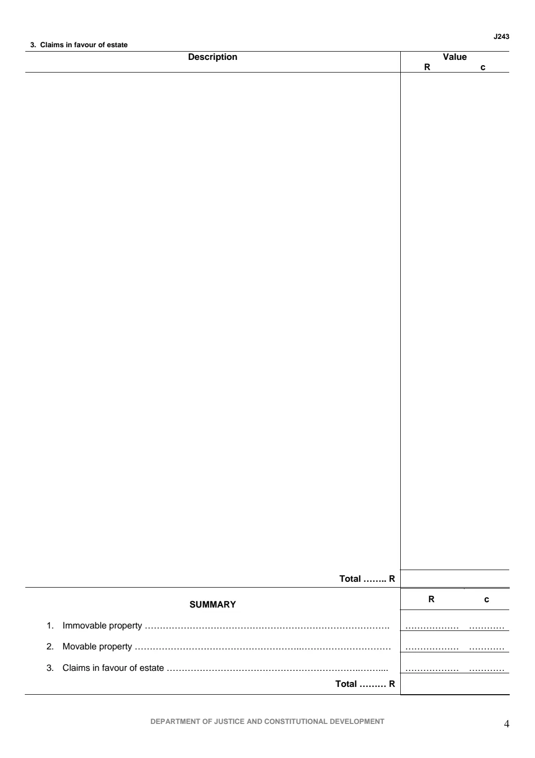 J243 Inventory (2010) Inventory (deceased estate) — page 4 of 4